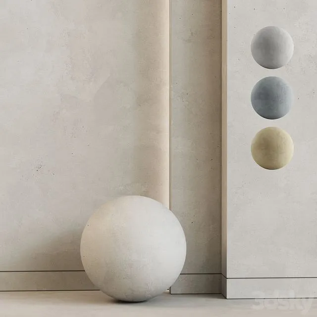 Decorative Plaster 01 by Devran3D 3D Model