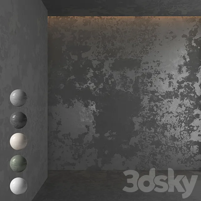 Decorative plaster 1 3D Model