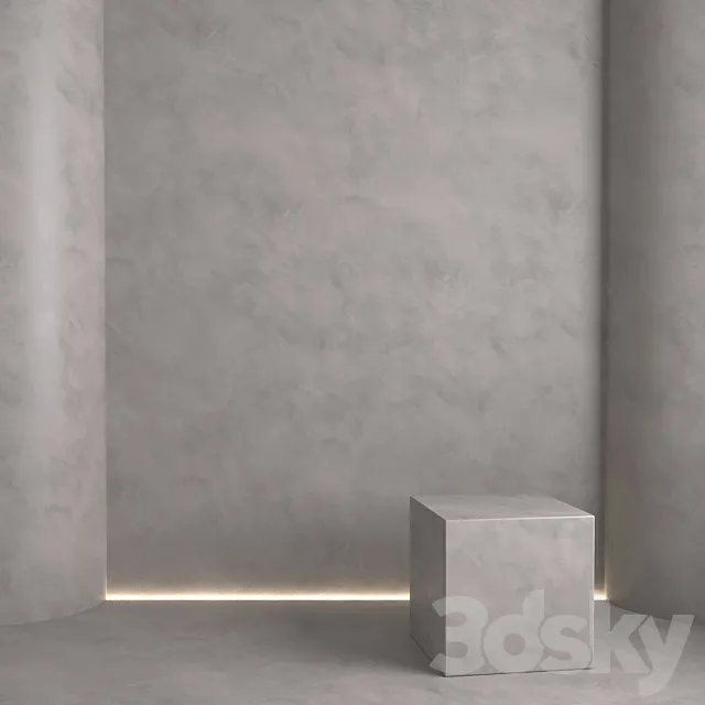 Decorative plaster 1 Stendeco 3D Model