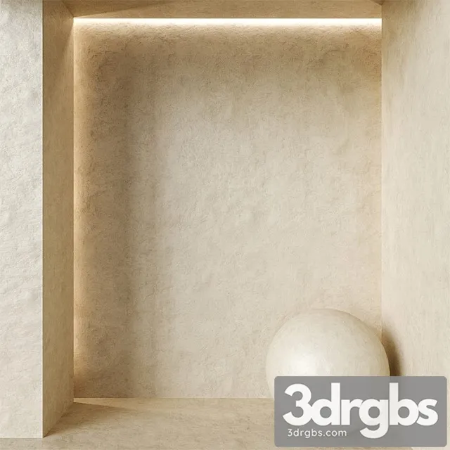 Decorative Plaster 102 3D Model Free