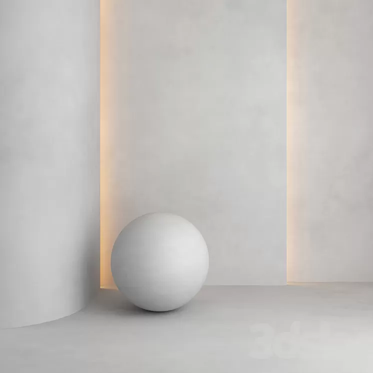 Decorative plaster 12A 3D Model