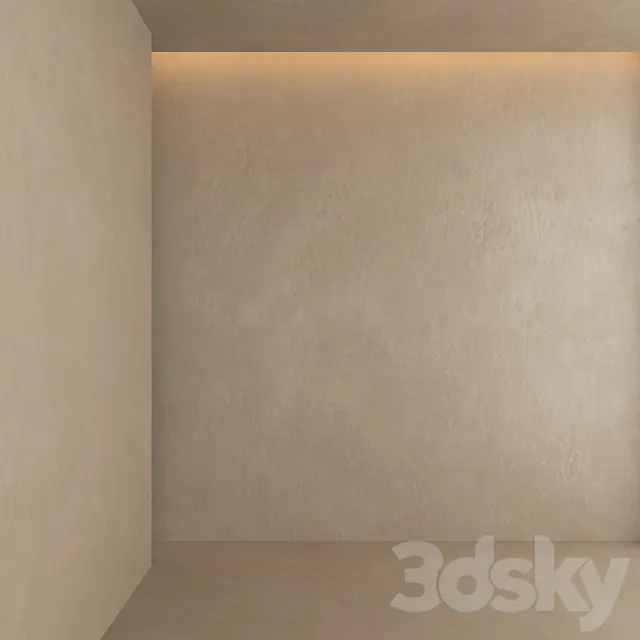 Decorative plaster 13 3D Model