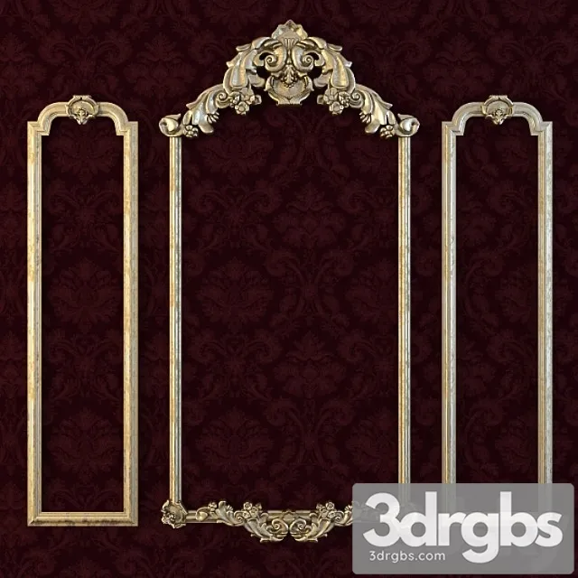 Decorative Plaster 2 1 3D Model Free