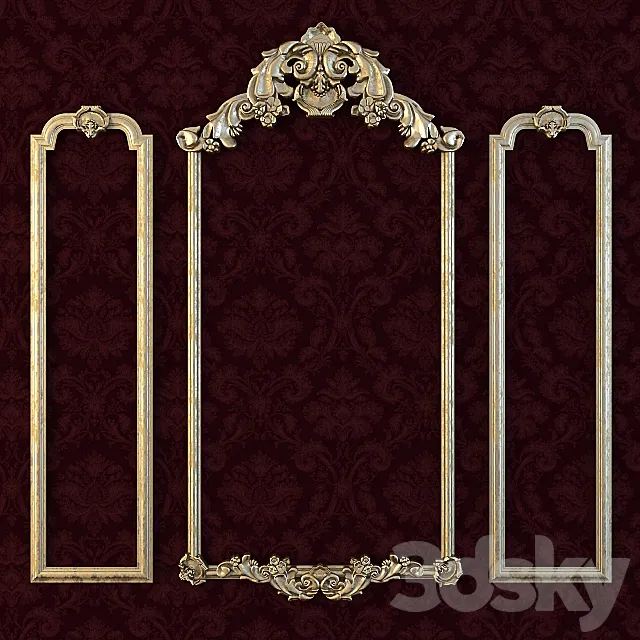 decorative plaster 2 3DModel