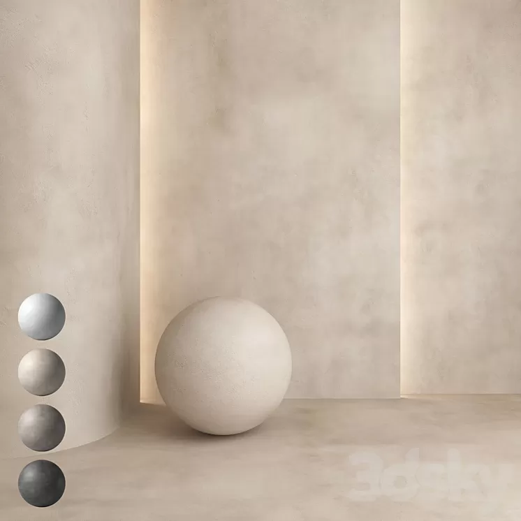 Decorative plaster 30 3D Model