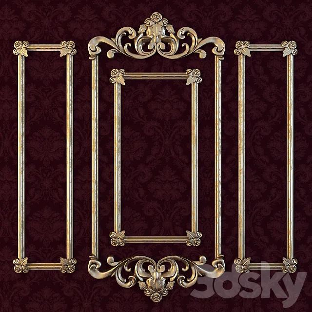 decorative plaster 3D Model