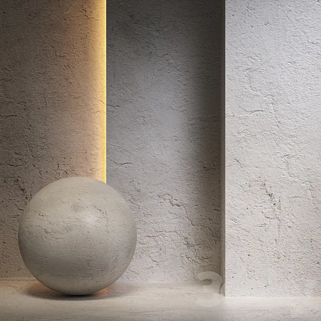 Decorative plaster 3D Model