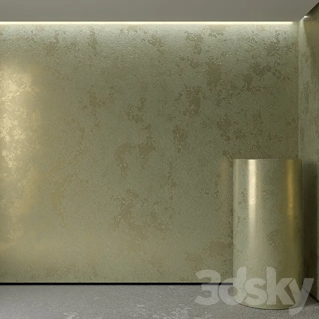 decorative plaster 4 3D Model