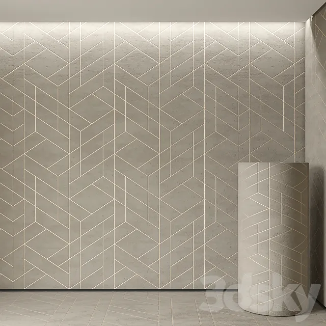 decorative plaster 6 3D Model
