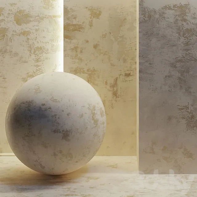 Decorative plaster 8K 3D Model