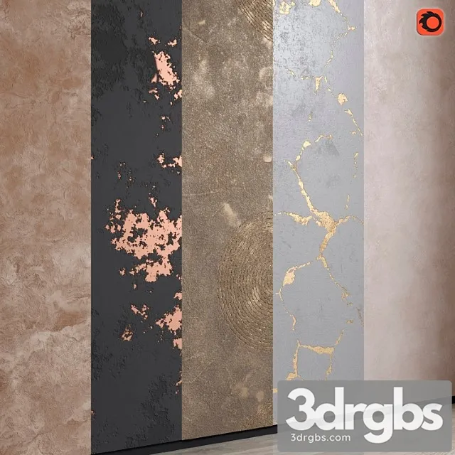 Decorative Plaster Collection 1 3D Model Free