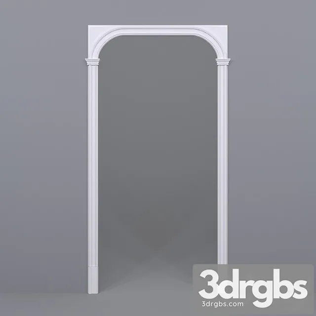 Decorative plaster Europlast 002 arch 3D Model Free