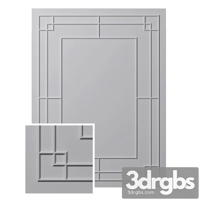 Decorative plaster Gypsum stucco 3D Model Free