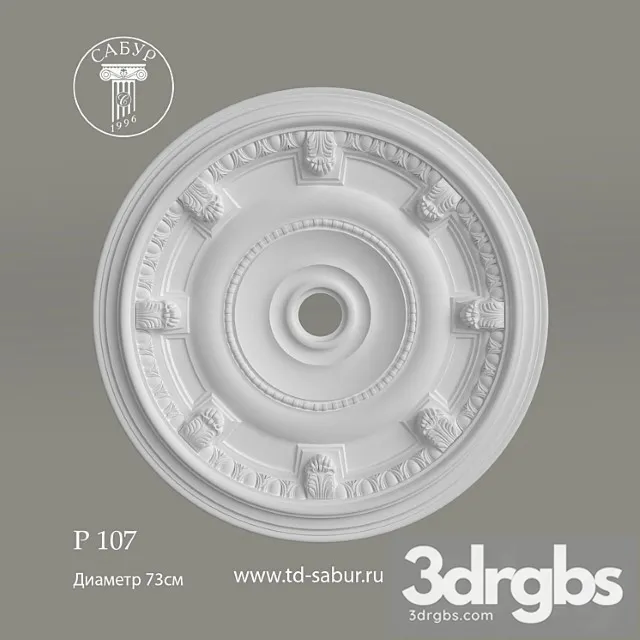 Decorative plaster K107 3D Model Free