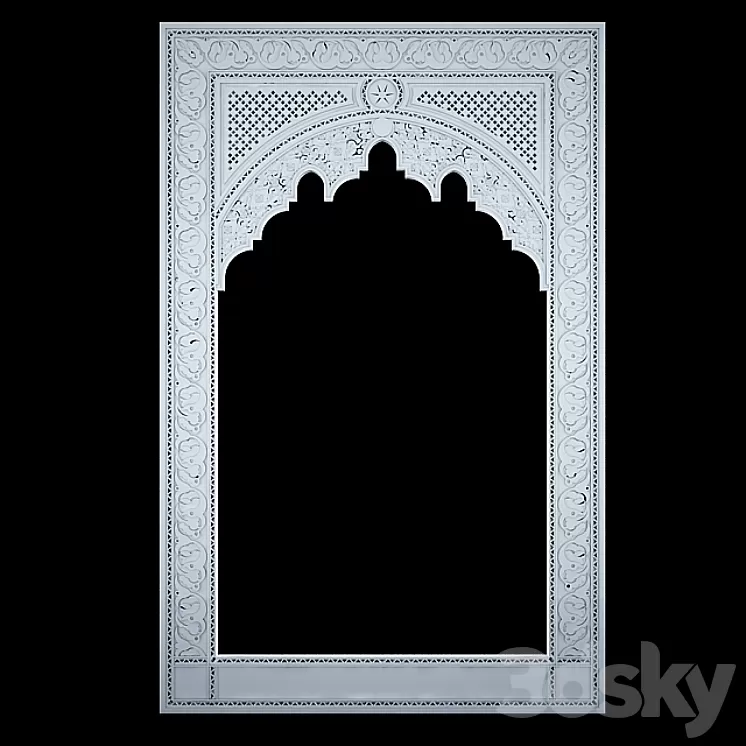 Decorative plaster (Moroccan Style) 3D Model
