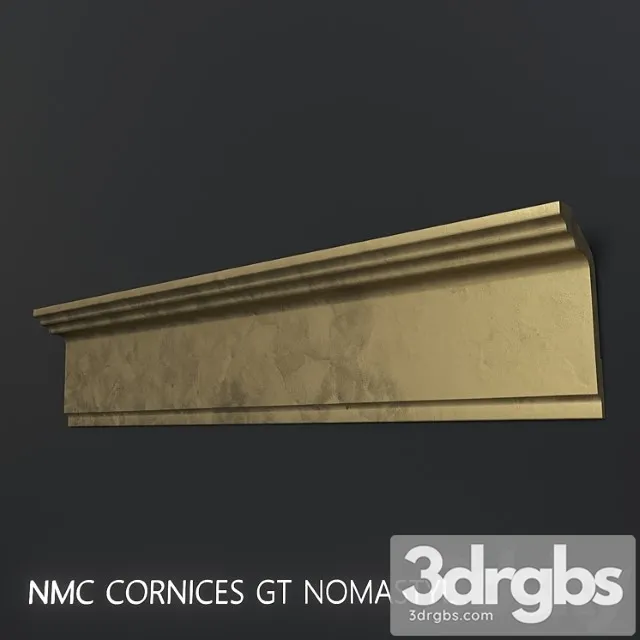 Decorative plaster Nmc cornice gt nomastyl 3D Model Free