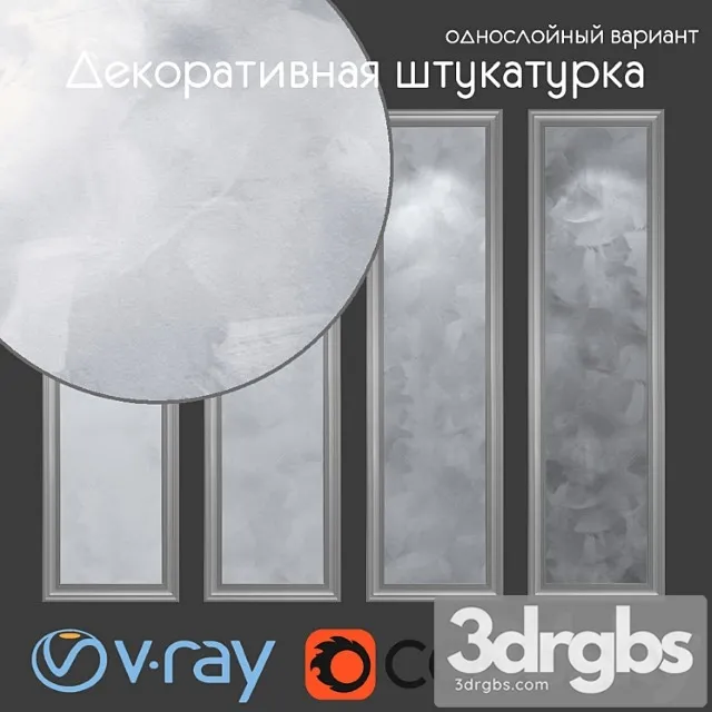 Decorative Plaster One Layer Variant 301 1 3D Model Free