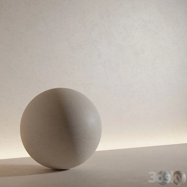 Decorative plaster. Seamless decorative plaster material 83 3D Model