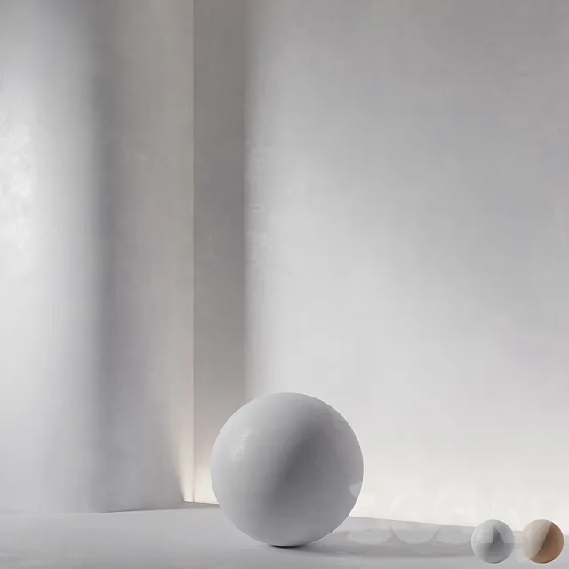 Decorative plaster. Seamless decorative plaster material 94 3D Model