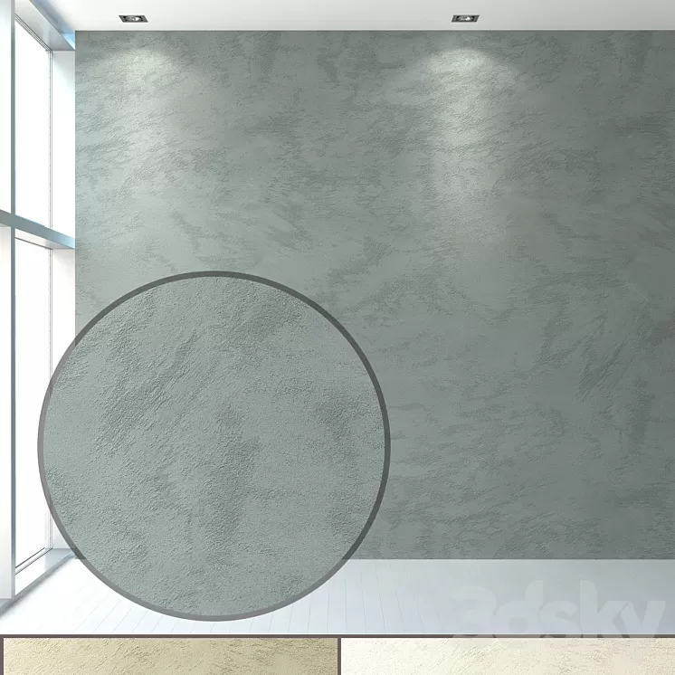 Decorative plaster set_2 3D Model