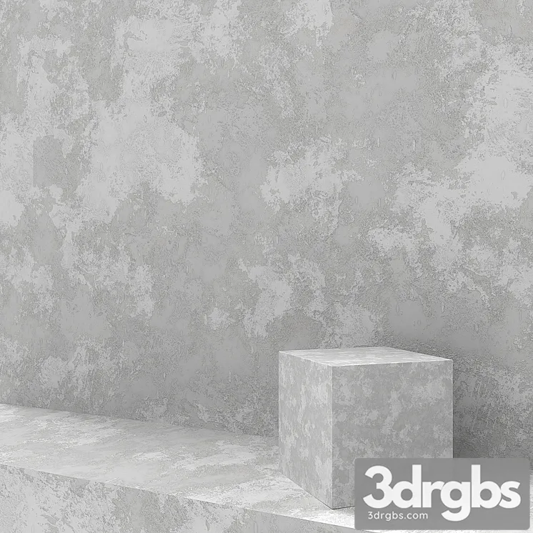 Decorative plaster. shelk 3D Model Free