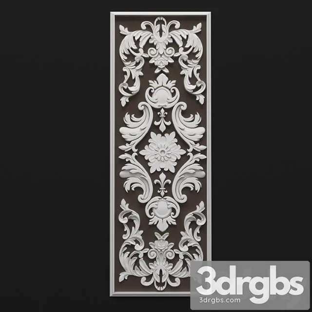 Decorative plaster Stucco 20 3D Model Download