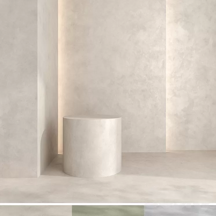 Decorative plaster v11 3D Model