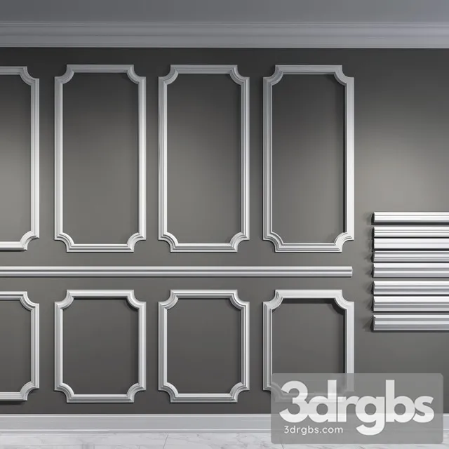 Decorative Plaster Wall Set 04 Free Download
