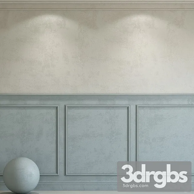 Decorative Plaster With Molding 100 3D Model Free