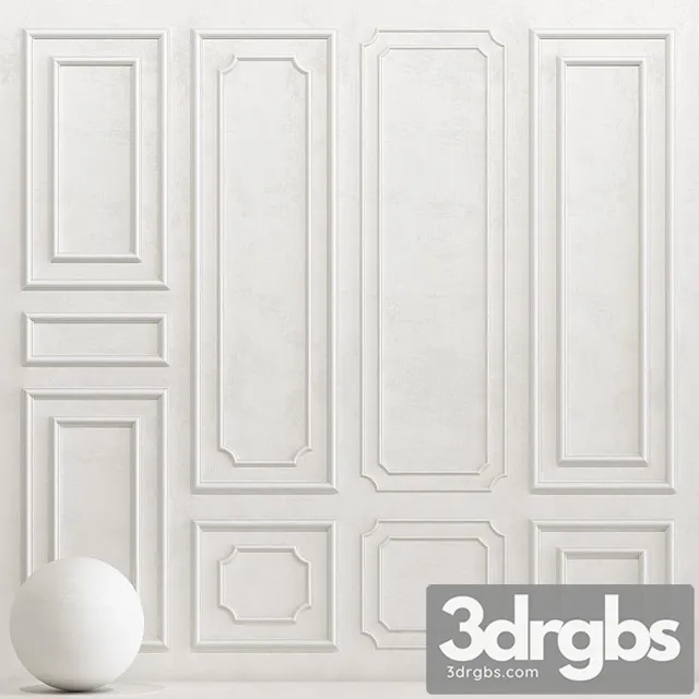 Decorative Plaster With Molding 16 3D Model Free
