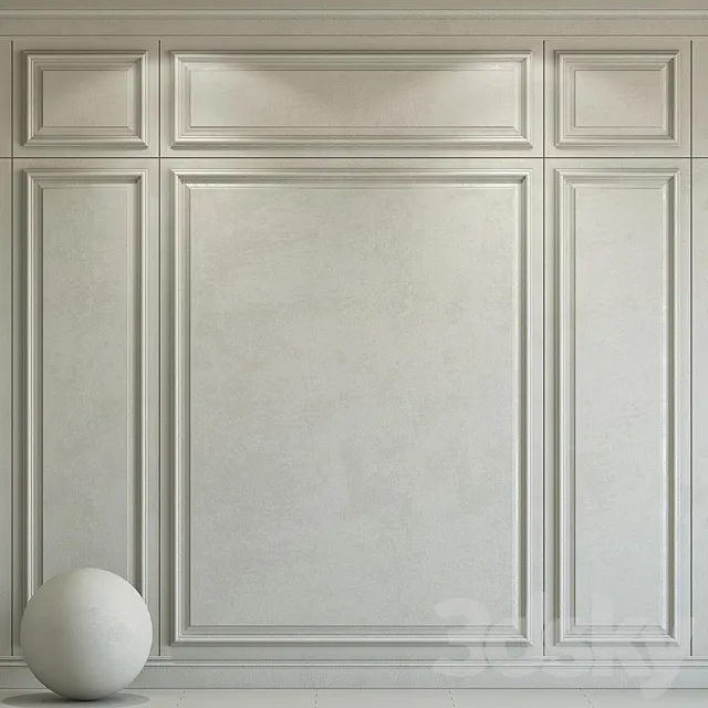 Decorative plaster with molding 166 Free Download