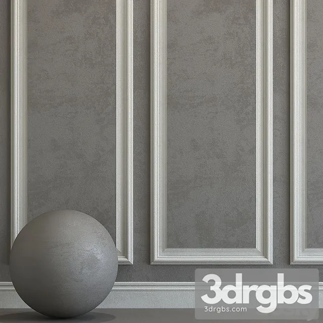 Decorative Plaster With Molding 201 3D Model Free