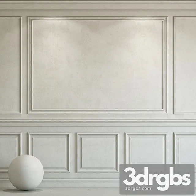 Decorative Plaster With Molding 228 3D Model Free