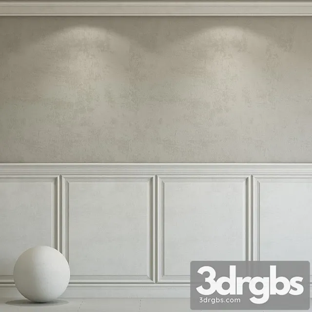 Decorative Plaster With Molding 229 3D Model Free