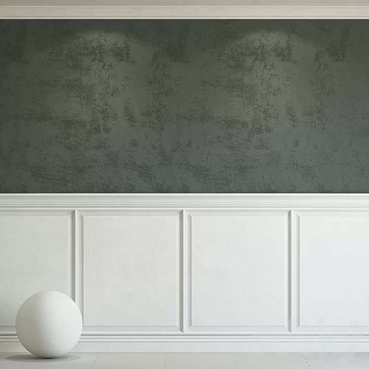 Decorative plaster with molding 249 3D Model