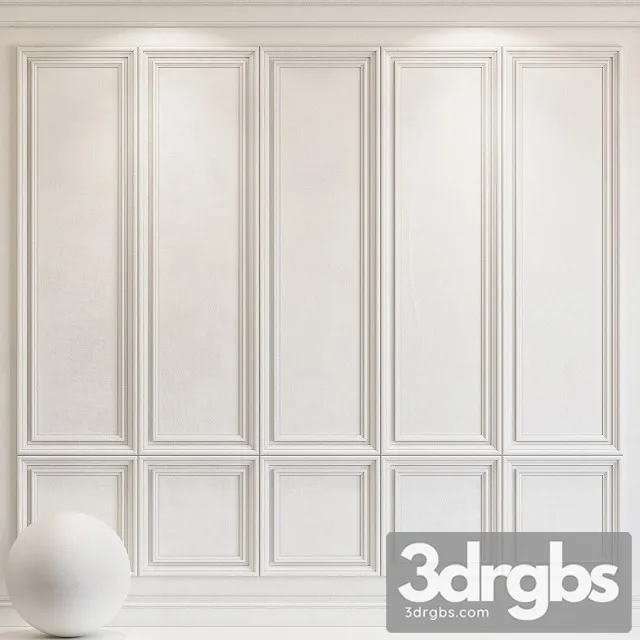 Decorative Plaster With Molding 41 3D Model Free