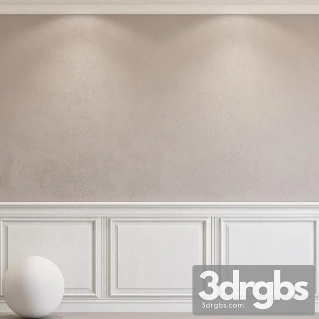 Decorative Plaster With Molding 58 3D Model Free