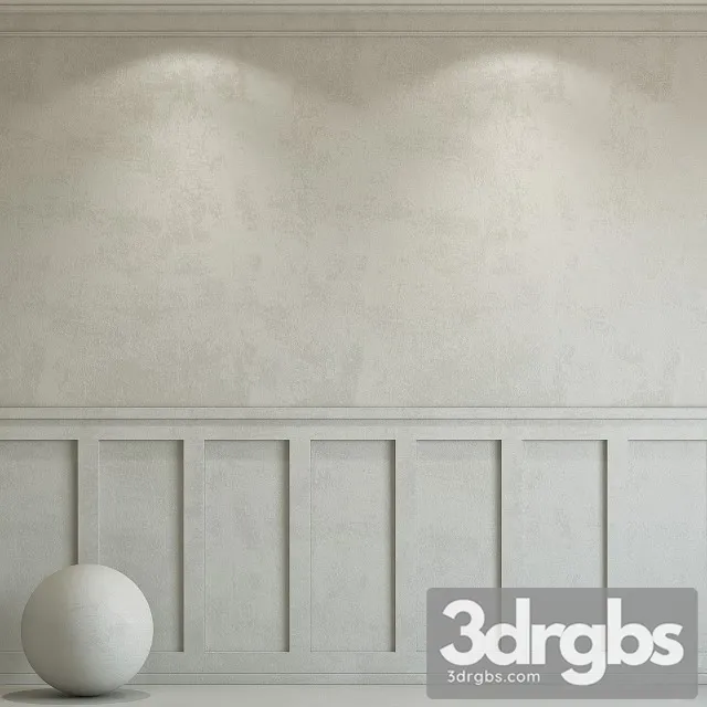 Decorative Plaster With Molding 99 3D Model Free