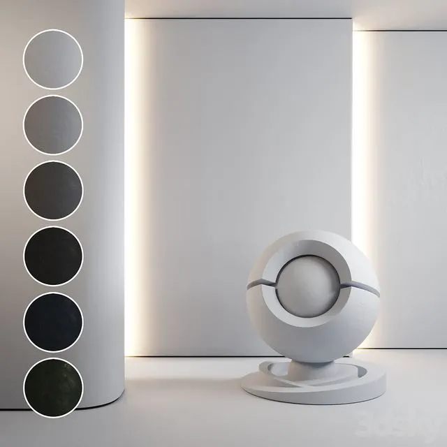 Decorative plaster_09 3D Model