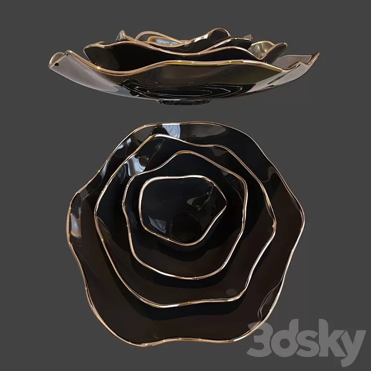 Decorative plates 3D Model
