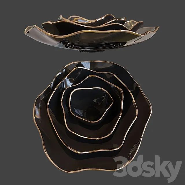 Decorative plates 3D Model