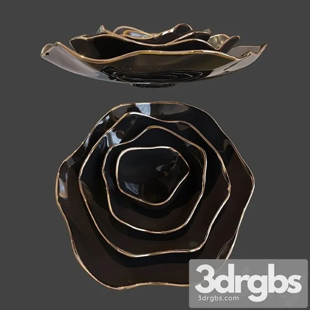 Decorative plates 3D Model Free