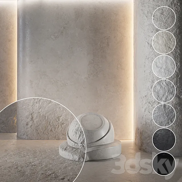 Decorative poster | Concrete set (seamless) | 37 Free Download