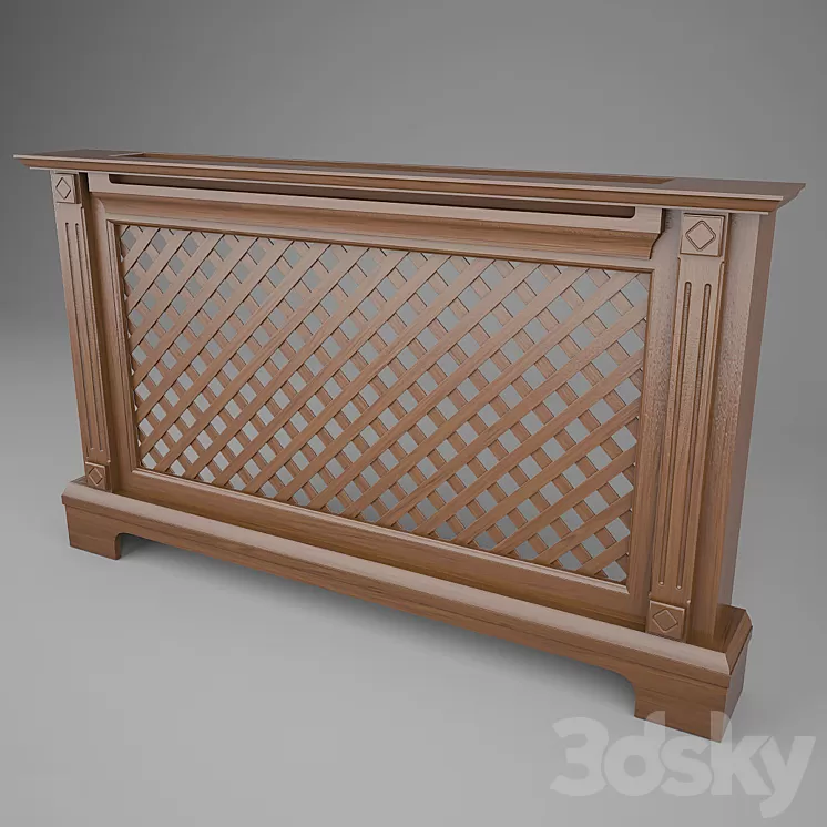 Decorative radiator grille 3D Model