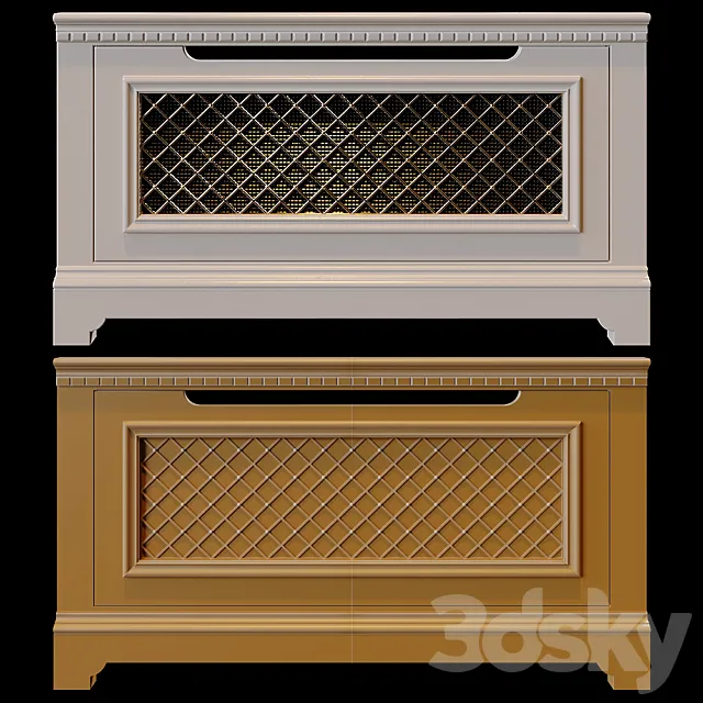 Decorative radiator shield 3D Model