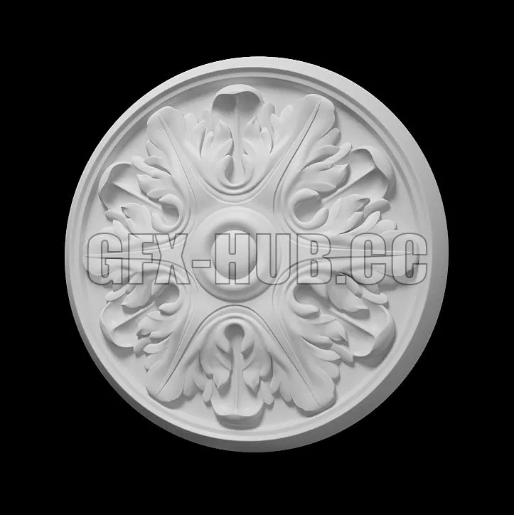 Decorative rosette 3D Model