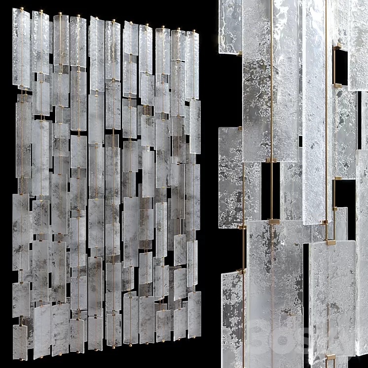 Decorative screen partition Vargov Design 3D Model