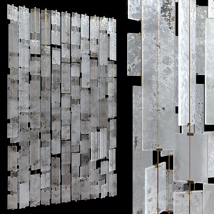 Decorative screen partition Vargov Design 3D Model