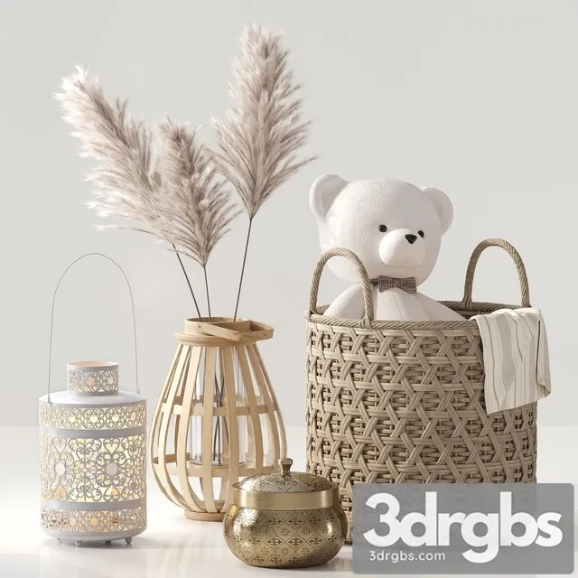 Decorative Set 0000017 3D Model Free