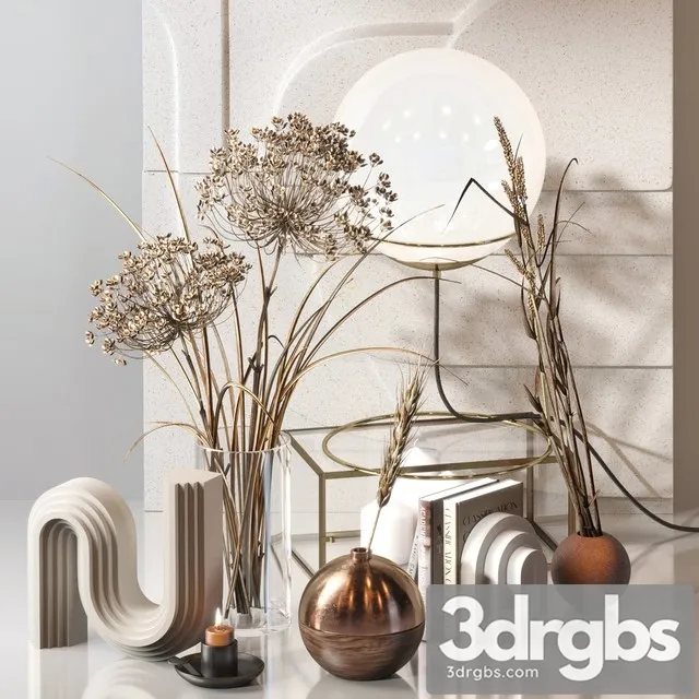 Decorative Set 00004 3D Model Free